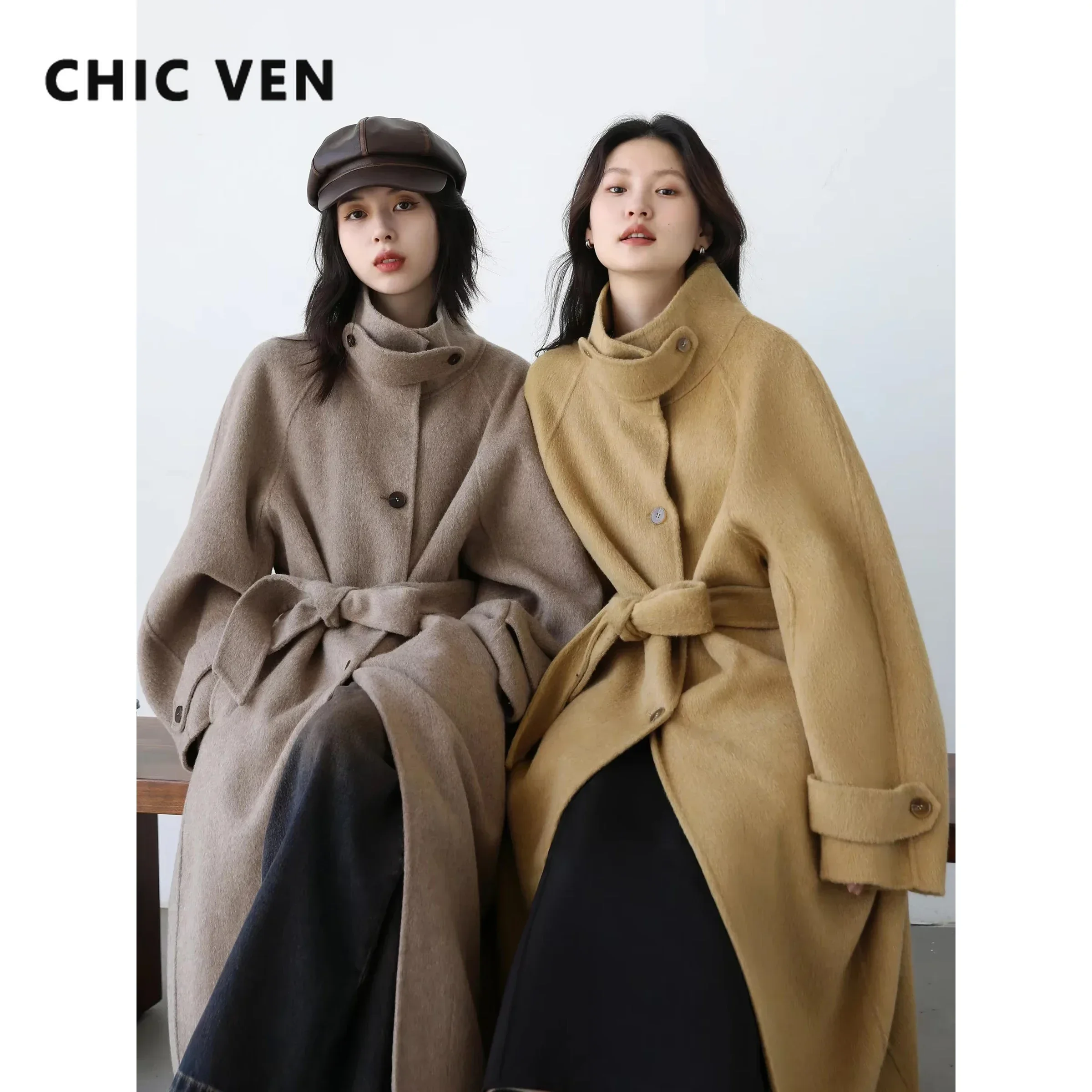 CHIC VEN Cappotto di lana da d - Wool Coat Peacoat recensione e prezzo