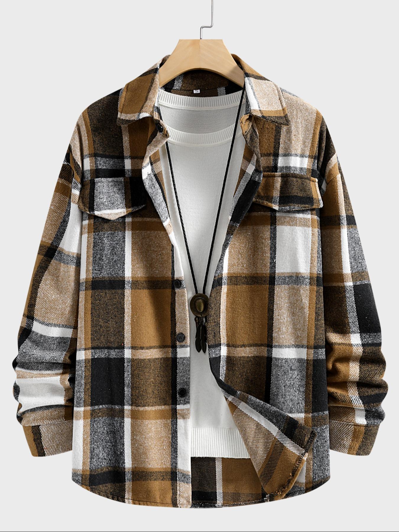 Camicia a quadri retrò da uomo - Flannel Shirt Lined recensione e prezzo