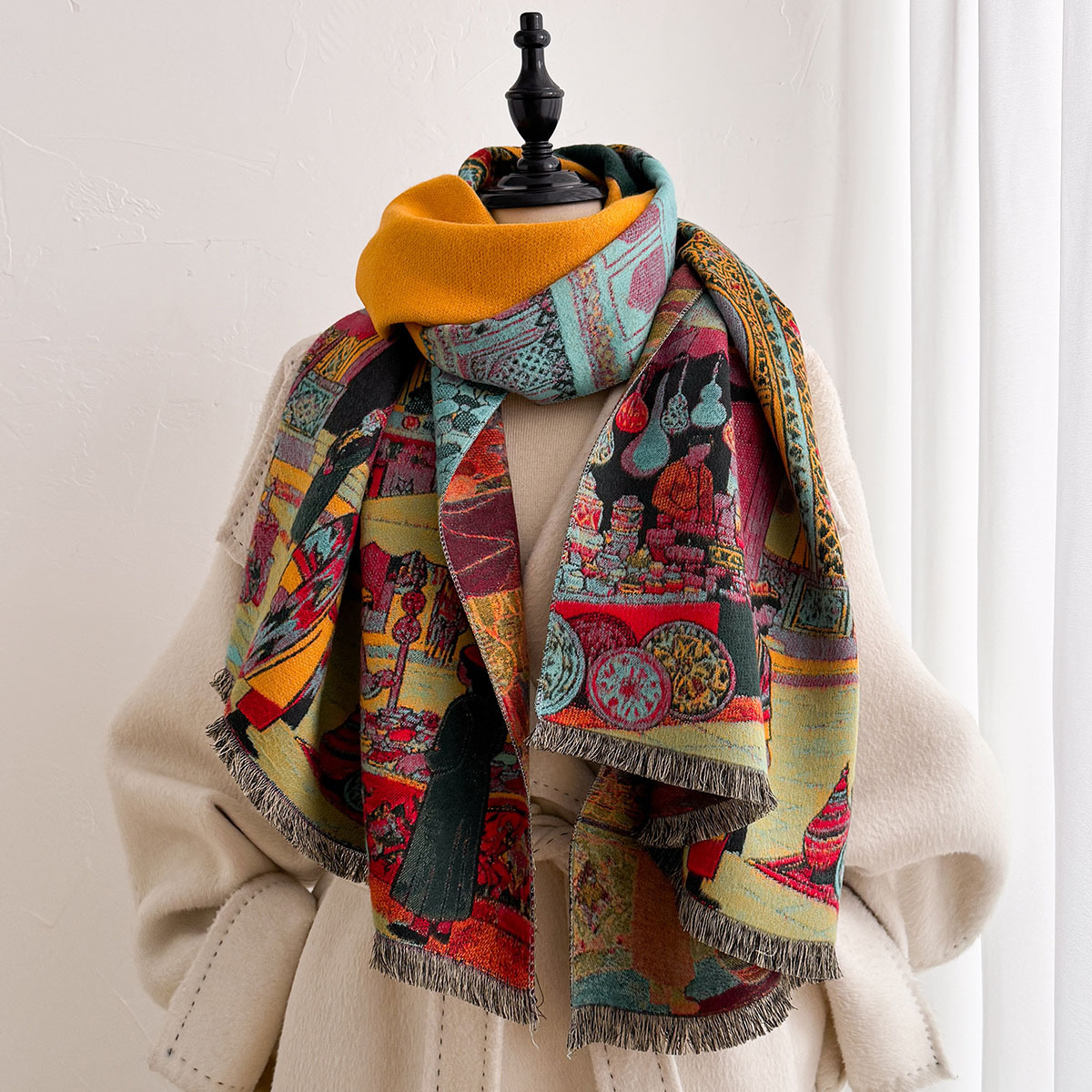 Sciarpa da Donna in Imitazione - Shawl Wrap Winter recensione e prezzo