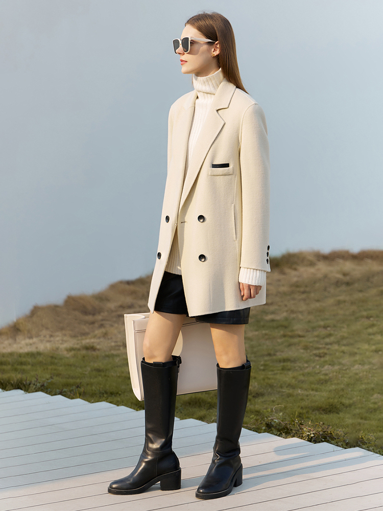 AMII Cappotto di lana minimali - Wool Coat Peacoat recensione e prezzo