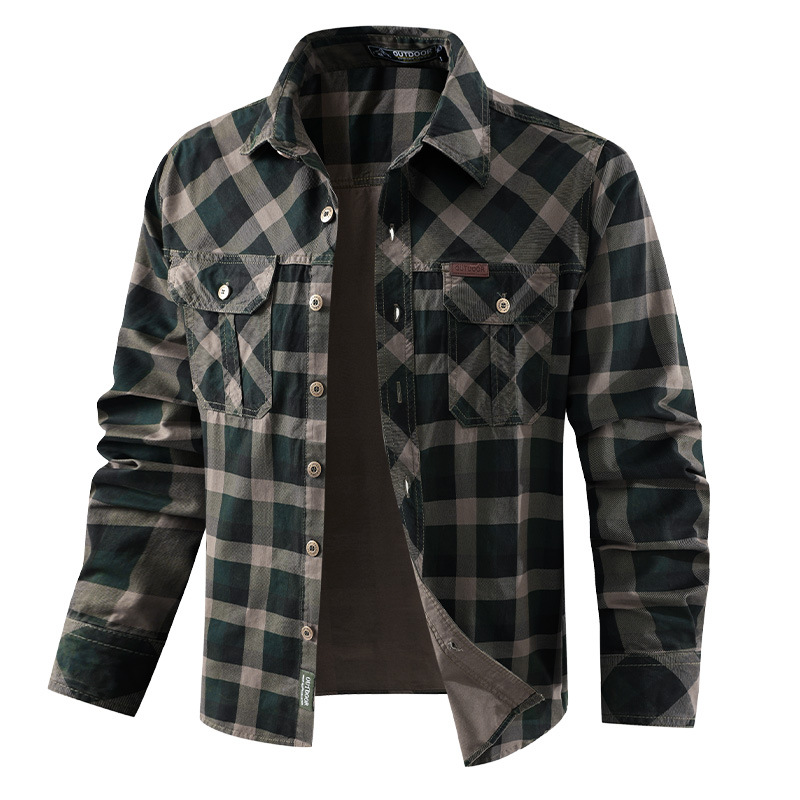 Camicia da lavoro retrò da uom - Flannel Shirt Lined recensione e prezzo