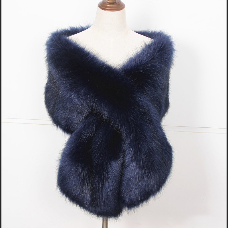 Pelliccia di volpe sintetica d - Shawl Wrap Winter recensione e prezzo